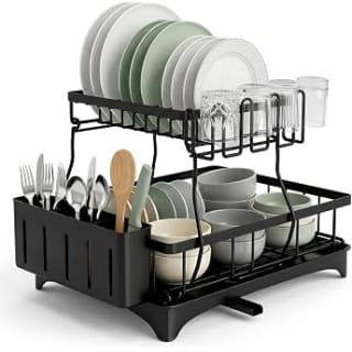Kitsure Escurridor de Trastes, 2 Niveles por $269.99 en Amazon