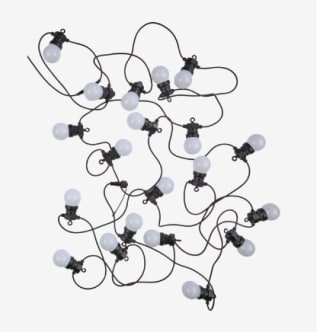 TERNE Lichtsnoer voor buiten TERNE L670cm 20LED voor €10 bij Jysk