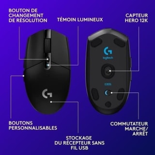 Pack souris Logitech G305 + tapis G240 pour 24,99€ chez Cdiscount