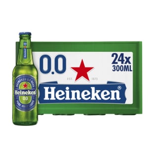 Heineken 0.0 krat van 24 flesjes à 30 cl voor €8 bij Poiesz