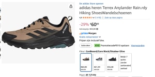 adidas Terrex Anylander Rain.Rdy Hiking Shoes voor €50 dmv code bij Amazon