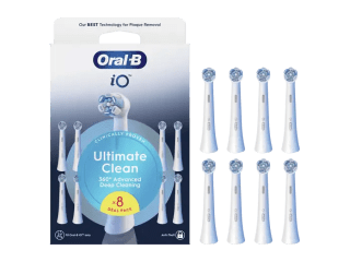 8 cabezales Oral-B iO Ultimate Clean blancos por 35.90€
