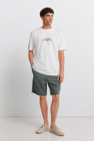 Camiseta haciendo el agosto por 5,99€ en Springfield