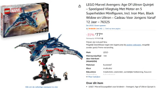 LEGO Super Heroes Marvel Avengers Age of Ultron voor €77,98 bij Amazon