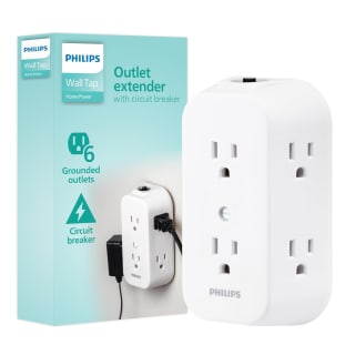 Philips Multicontacto de Pared SPS1460WA/37 (6 salidas) por $205 en Amazon