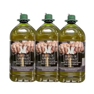 3 garrafas 5 litros Aceite Oliva Virgen Extra Olivos de un Siglo Jaén por 59,59€