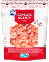 Super Choice Scampi S geblancheerd gepeld (500 g) voor €12,99 bij Albert Heijn
