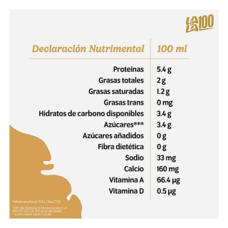 Leche Lala 100 + Proteína 1L sin Lactosa por $33 en Chedraui