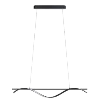 Hanglamp Joa LED - mat zwart metaal voor €25 bij Leenbakker