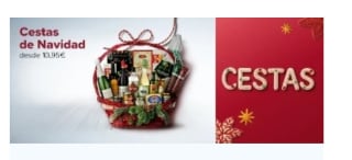 Cestas de Navidad desde 10.95€ y con un -10% de Descuento en Carrefour.