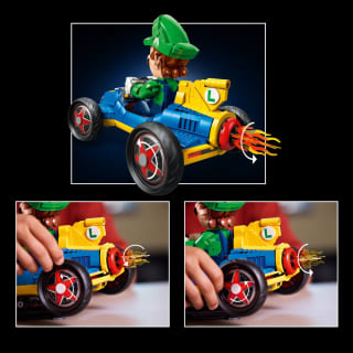 LEGO Super Mario Kart – Luigi & Mach 8 (72050) voor €111,99 bij Bol