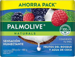 Pack 4 Jabones Palmolive Naturals por $36 en Amazon