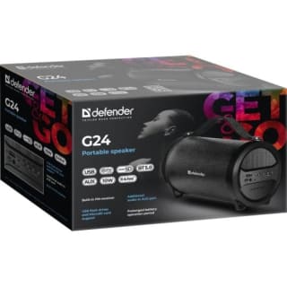 Altavoz Defender G24 portátil por 28,99€ en PcComponentes