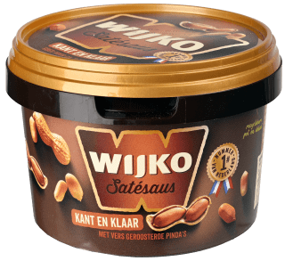 Wijko Satésaus Kant & Klaar 520g voor €1,49 bij Butlon