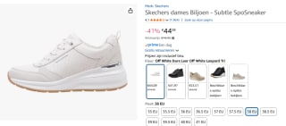 Billion-Subtle Spots Skechers voor €44,09 bij Amazon