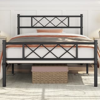 Yaheetech 3ft Single Metal Bed Frame Black Deal on Amazon