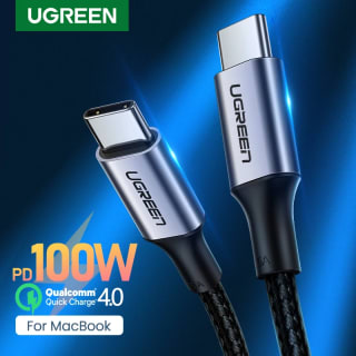 UGREEN Cable USB-C PD 100W 2m por $9 en AliExpress