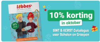 10% korting op alles uit Catalogus Sint & Kerst bij besteding vanaf €100 voor groepen