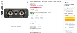 Altavoz Polk Audio Signature Elite ES30 por $4,323 | Oferta Amazon