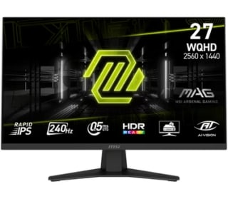 MSI MAG 274QFDE X24 Gaming monitor voor €210,23 bij Amazon