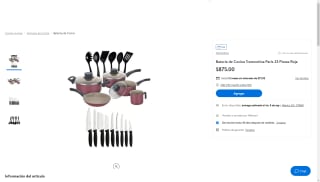 Bateria de Cocina Tramontina 23 piezas por $875 | Oferta Walmart