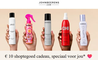 €10 korting op beautyproducten bij besteding vanaf €75 bij john Beerens