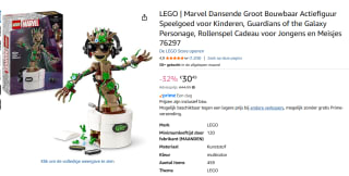 LEGO Marvel - Dansende Groot - 76297 voor €30,49 bij Amazon