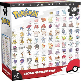 Novelty Corp Rompecabezas Edición Original Pokémon (1000 piezas) por $158 en Amazon
