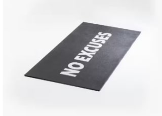 Tapis de musculation antidérapant et résistant - Freeletics "No excuses" à 9,99€