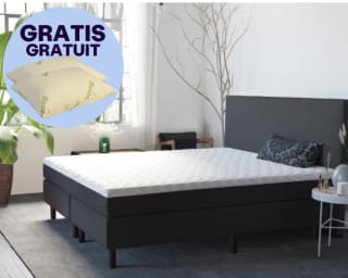 Studio - Boxspring - Pieter met geïntegreerde topper - 160x200 cm voor €399 bij Ibood