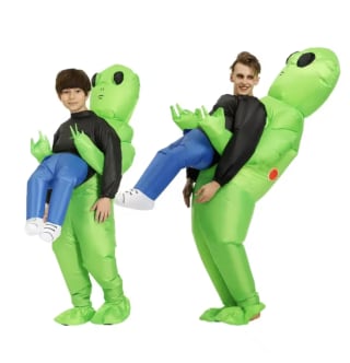 Disfraz Inflable ET Alien Verde Niños Adultos por 15,29€