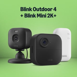 Blink Outdoor 4 Cámara + Blink Mini 2K+ Cámara por 29.99€