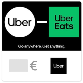 15% en tarjetas regalo seleccionadas (Uber Eats, H&M, Cinesa) en Amazon
