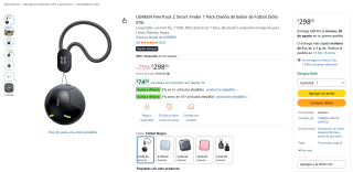 UGREEN FineTrack 2 Smart Finder 1 Pack por $298 en Amazon