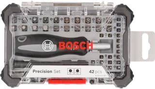 Bosch 42x Set de 42 puntas de atornillar de precisión por 17,98€ en Amazon