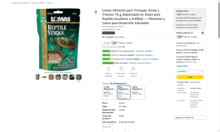 Alimento para Tortugas Lomas 70g por $20 | Amazon
