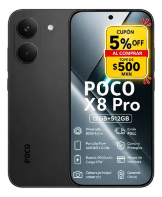 Poco X8 Pro 512GB por $5,907 | Mercado Libre (Promos Bancarias)