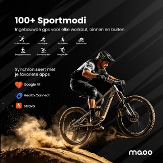 Maoo Titan GPS smartwatch voor €69,95 bij Bol