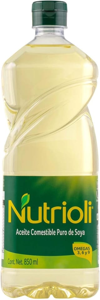 Nutrioli Aceite Puro De Soya 850 ml por $27 en Amazon