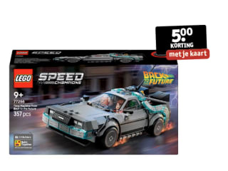 LEGO Speed Champions Tijdmachine uit Back to the Future voor €20,99 bij Kruidvat