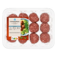 AH Gehaktballetjes Hollands 360 g (12 stuks) voor €3,99 bij Albert Heijn