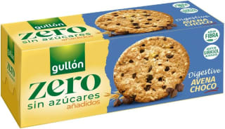 2 unidades Digestive Avena Choco Gullón Zero Sin Azúcares 255g por 2.21€ en Amazon