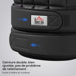 HOMCOM Gilet lesté réglable 20 kg pour 37,90€ chez Aosom