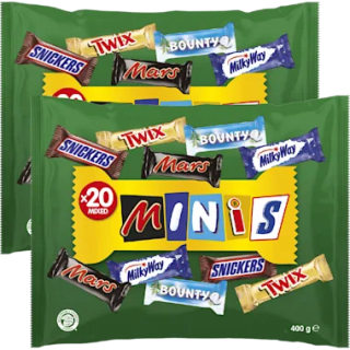 Mars Minimix zak 400 g voor €4,79 bij PLUS