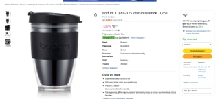 Bodum Reismok voor €5,27