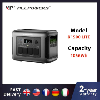 Central eléctrica portátil ALLPOWERS R1500 LITE por 298.69€ en AliExpress