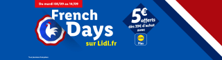 5€ de réduction dès 39€ d'achat chez Lidl (coupon Lidl Plus)