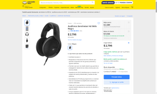 Audífonos Sennheiser HD 560s por $2,646 | Mercado Libre