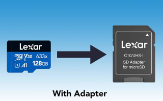 Lexar 633x Carte Micro SD 128 Go pour 39,99€ chez Amazon