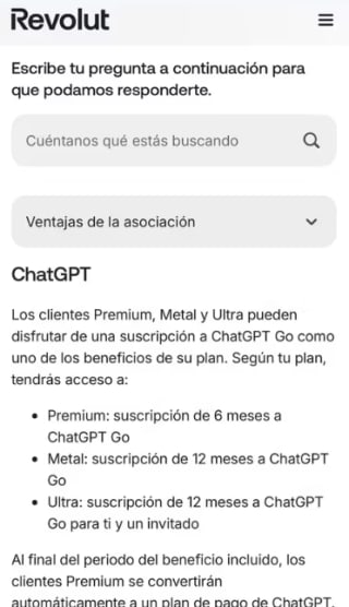 Suscripción de ChatGPT Go Gratis con Revout